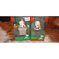 Lot VTG Peanuts SNOOPY Santa SALVATION ARMY BELL RINGER & Santa In Chimney