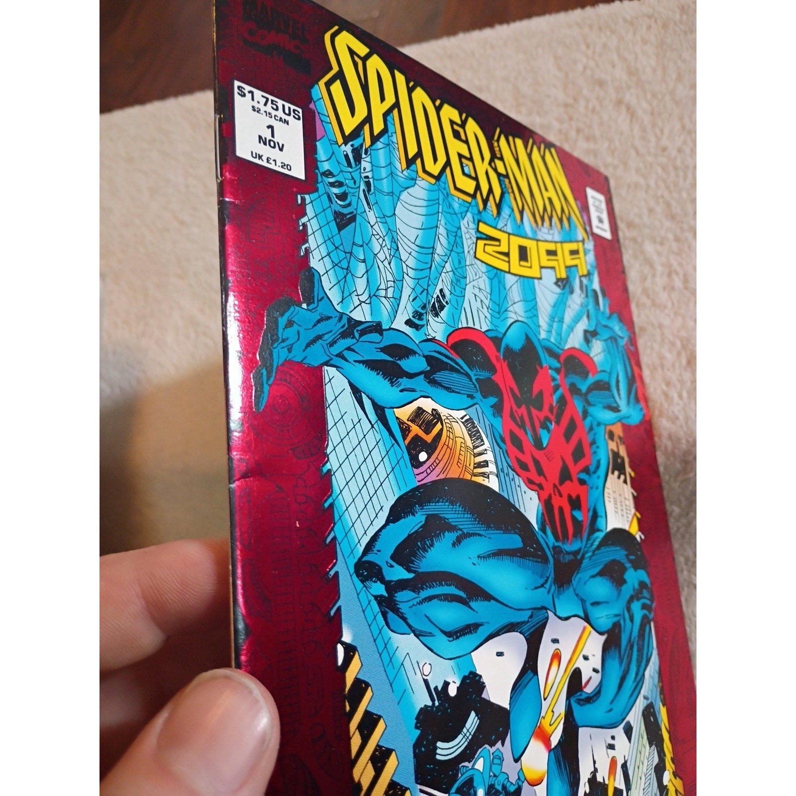 SPIDERMAN 2099 #1 Spider-Man 2099, November 1992 🕷️🕸️ NM Foil Cover