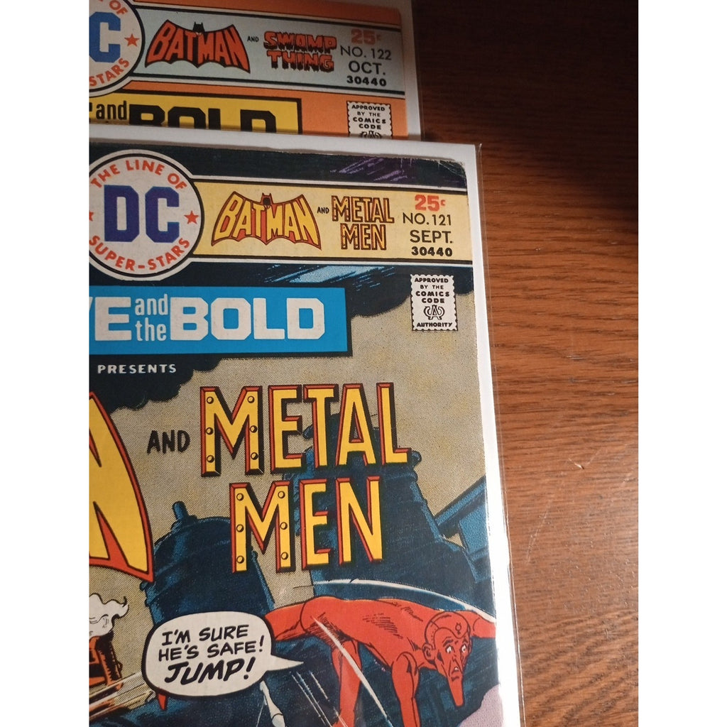 Batman The Brave and the Bold Lot Of 4 #110, 119, 121, 122 (DC Comics 1975) FN