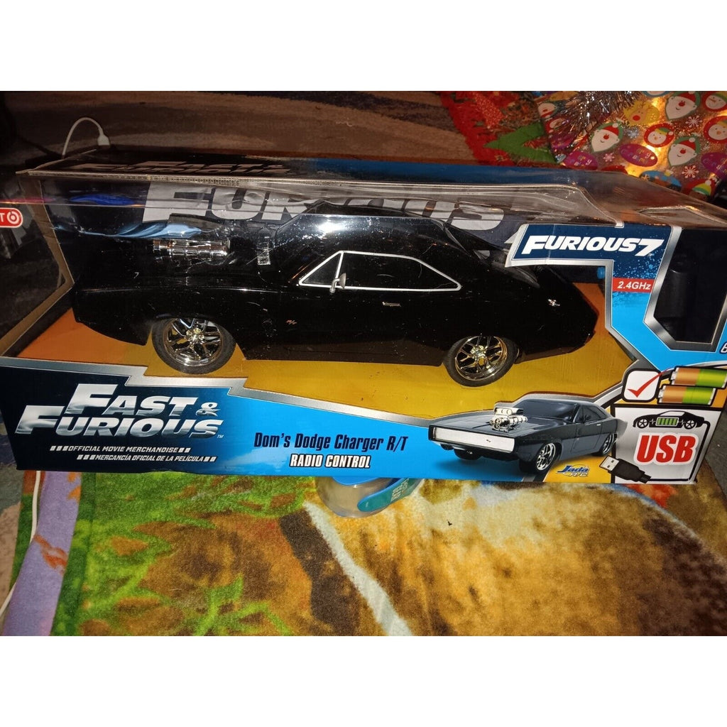 Jada Fast and Furious Dom's 1970 Dodge Charger R/T 1/24 Furious 7 Nib