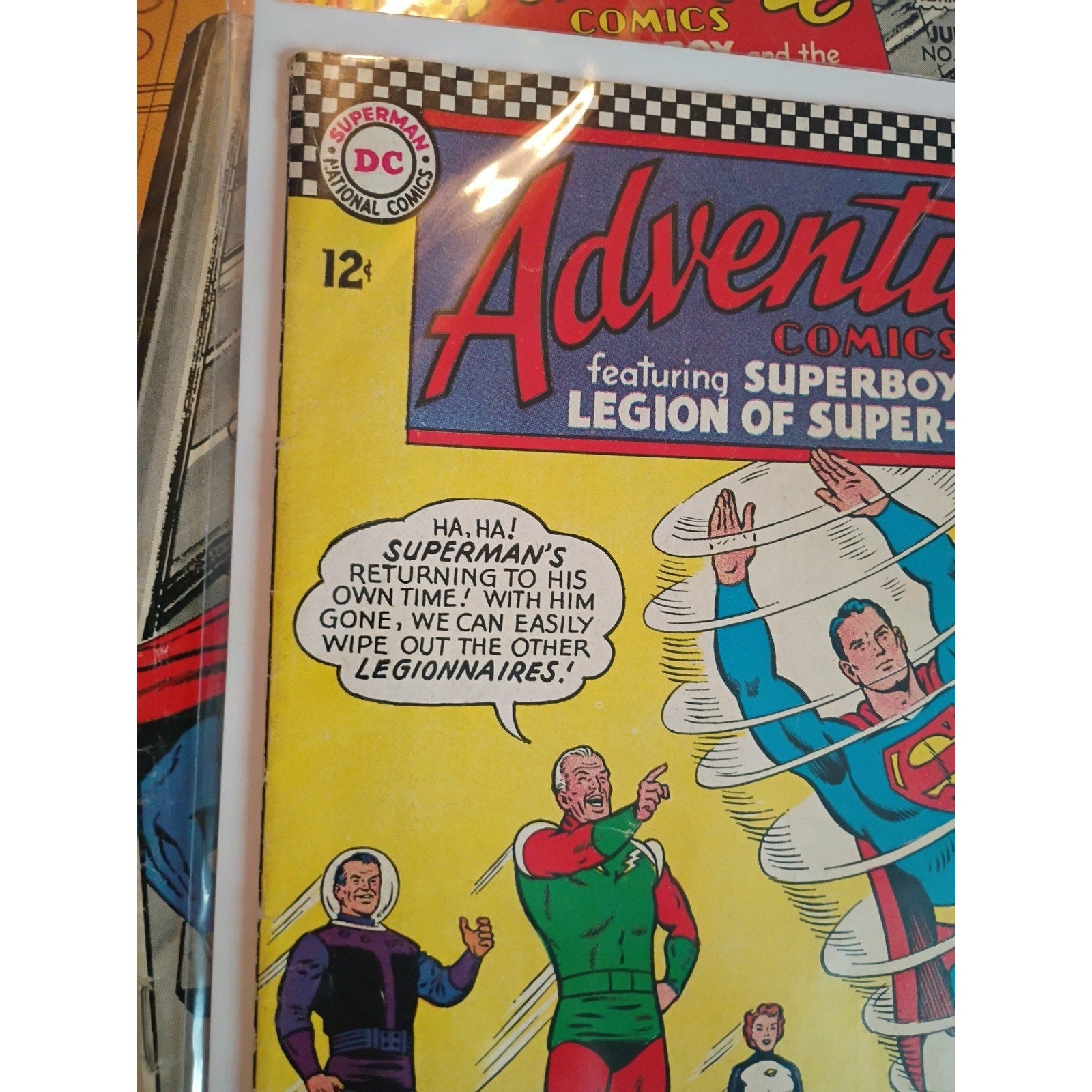 Adventure Comics Lot - DC- #329,334,347,355,369,378! Lot Of 6 12¢ Comics!!! Gd