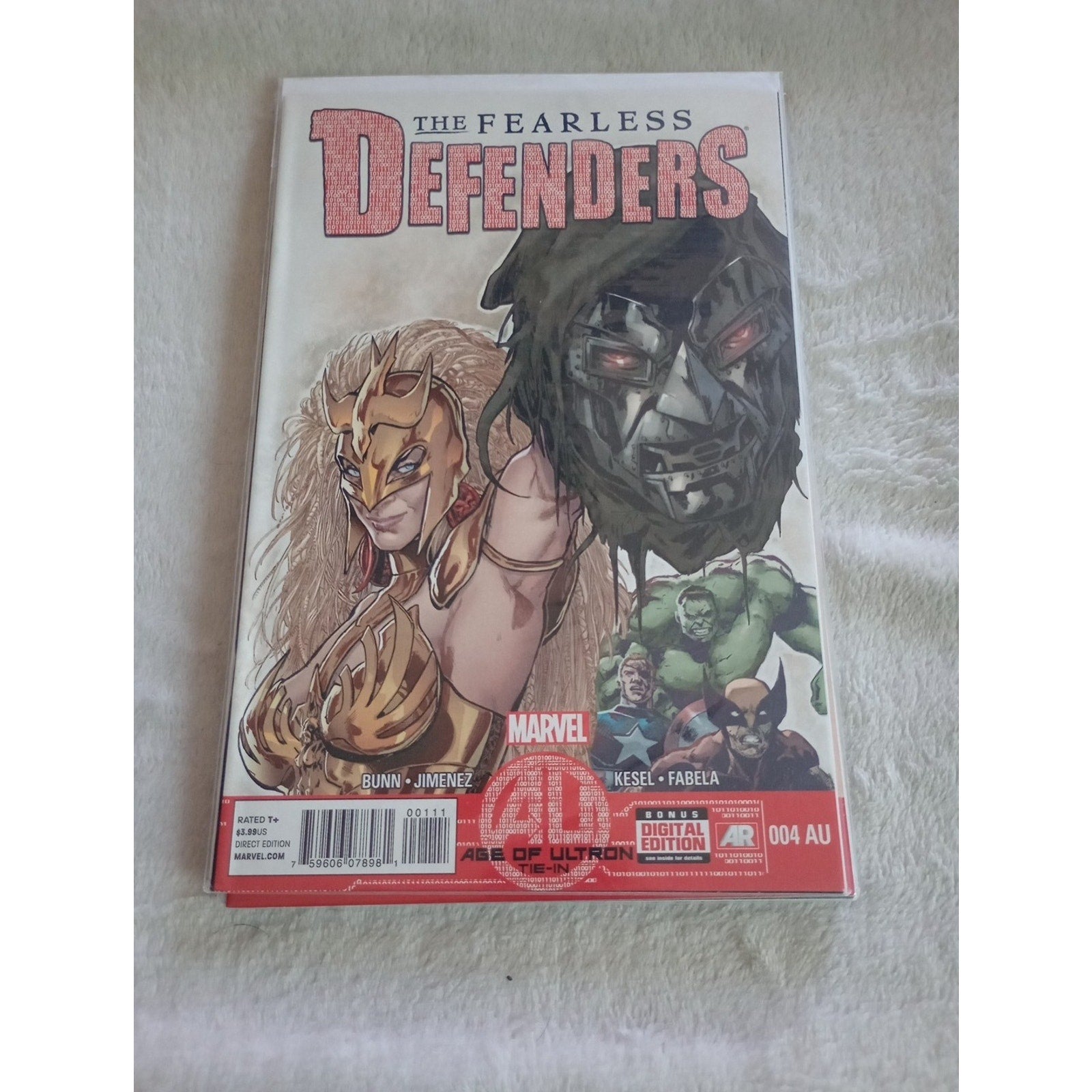 Marvel Comics Lot: The Fearless Defenders (2013), #1-4+4au 5 Comic Lot Vf To NM