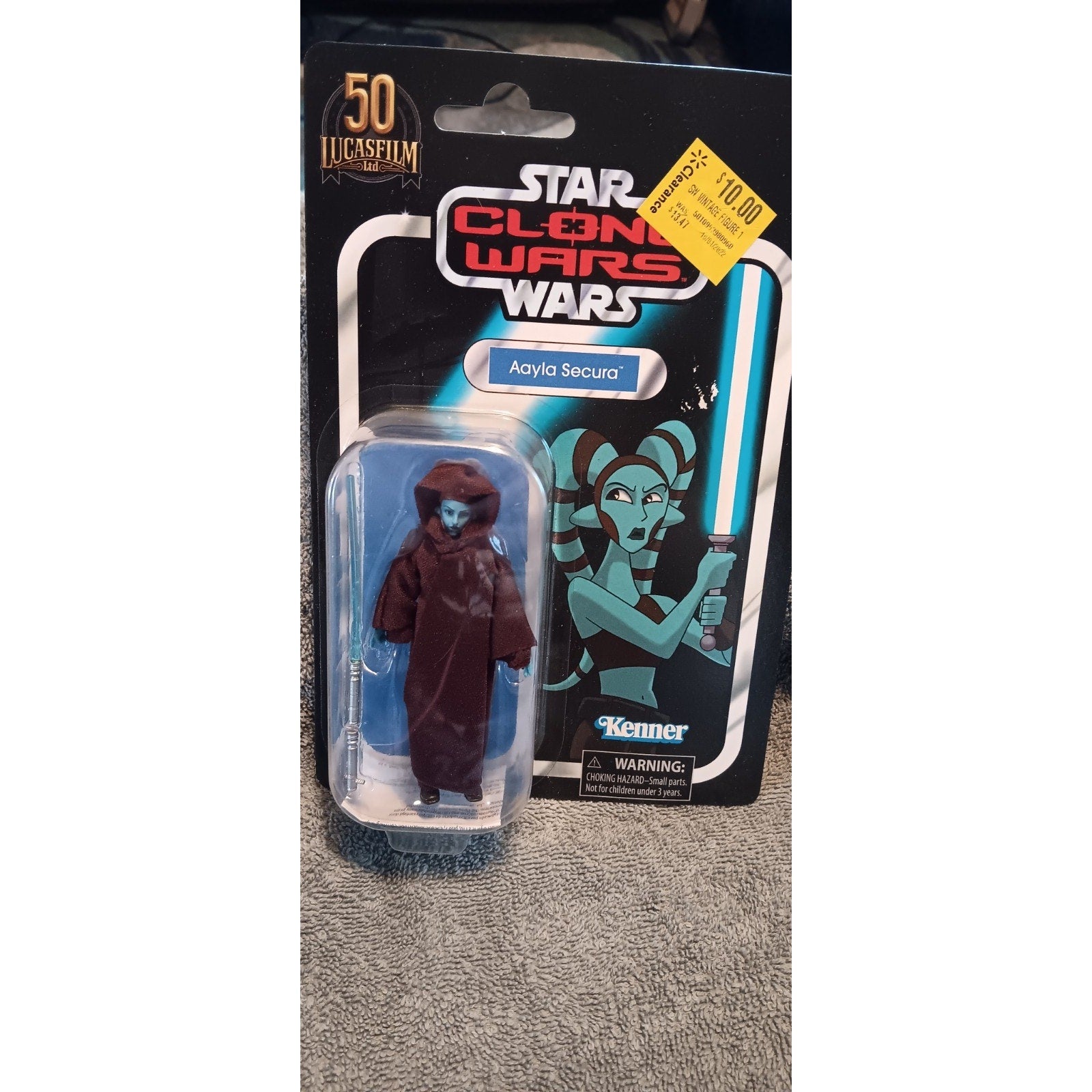 Star Wars The Vintage Collection Aayla Secura The Clone Wars 3.75" Figure