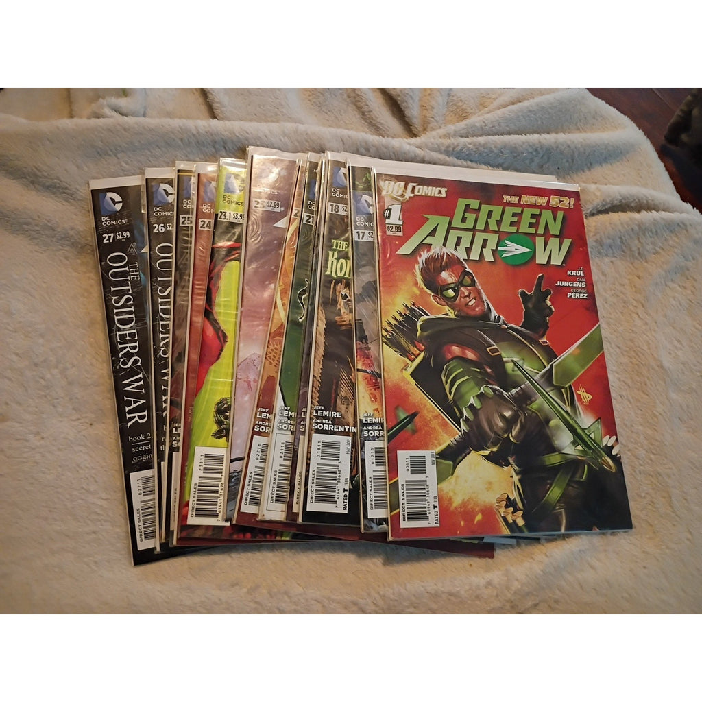 GREEN ARROW Bundle Lot Of 13 DC Comics 2011 New 52 #1, 17-27+23.1 all VF/NM