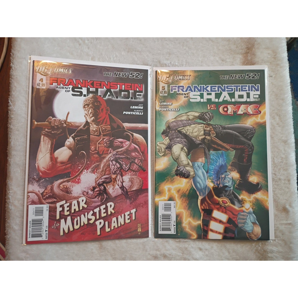 FRANKENSTEIN AGENT OF SHADE #0-16 DC COMIC SET COMPLETE 2011 VF/NM High Grade