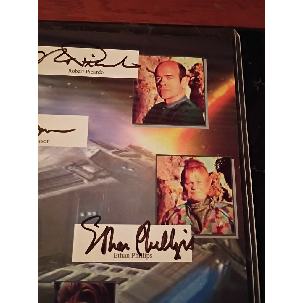 Signed Star Trek Voyager Love Trek Y2K Rare Comic Convention 6 Sigs #57/100 Nice
