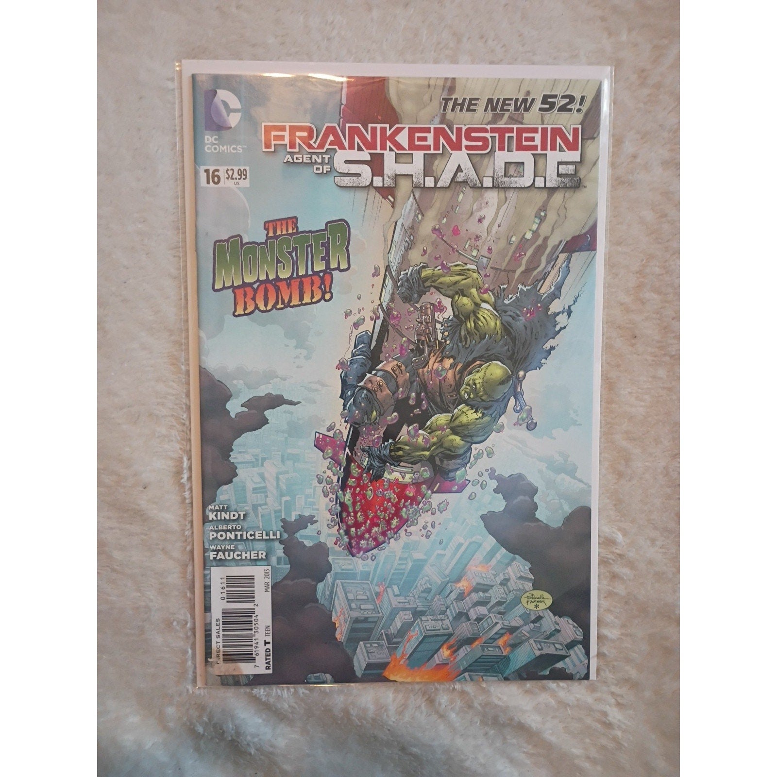 FRANKENSTEIN AGENT OF SHADE #0-16 DC COMIC SET COMPLETE 2011 VF/NM High Grade