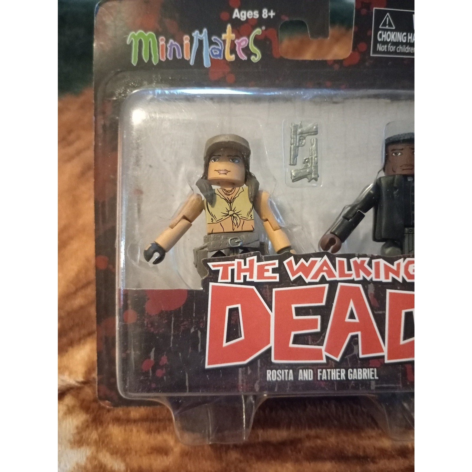 The Walking Dead Minimates Wave 08 Rosita And Father Gabriel Two Pack Brand New