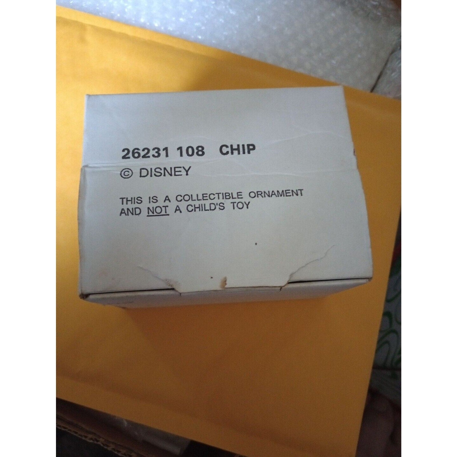 Hallmark Disney Ornaments 26231 - 108 Chip In Stocking Holding A Nut Perfect