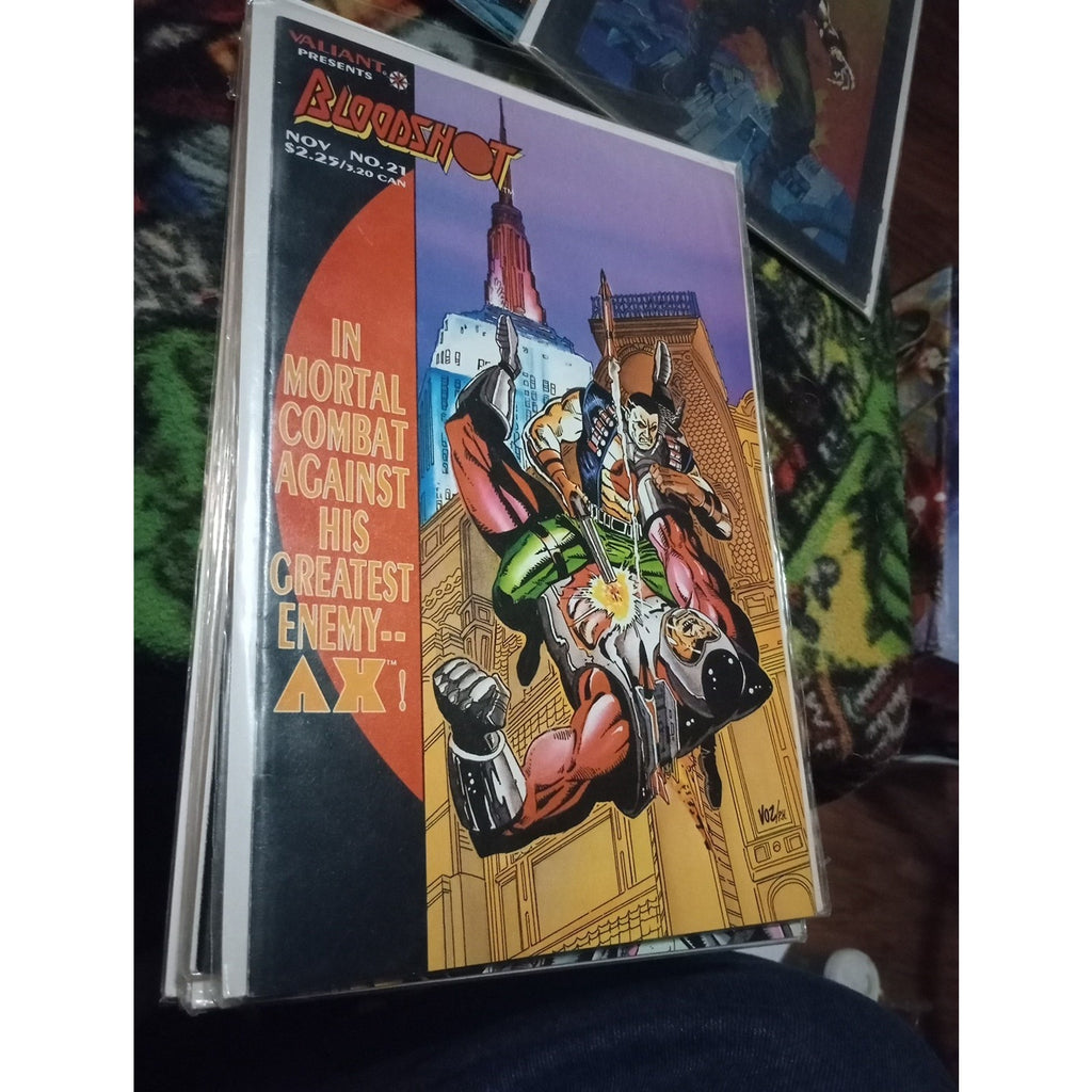 Bloodshot Comic Lot Of 9 From Valiant Comics Random Issues All NM