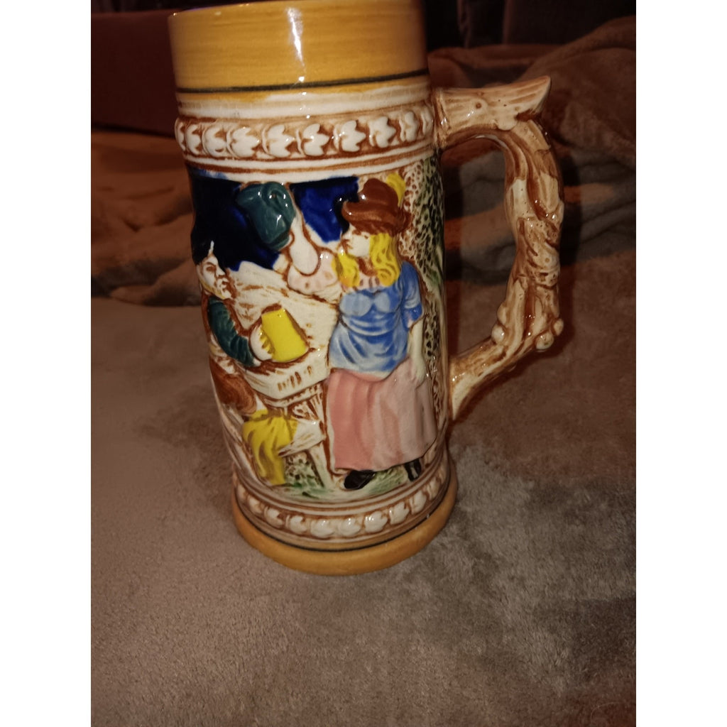 Vintage German Beer Stein Mug Excellent Condition Cool Find