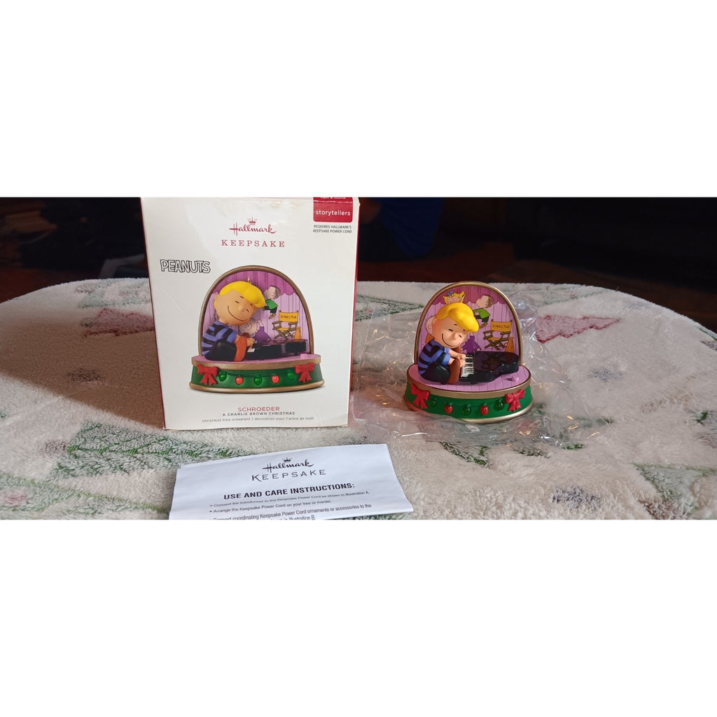 Hallmark Keepsake Schroeder A Charlie Brown Christmas Holiday Tree Ornament