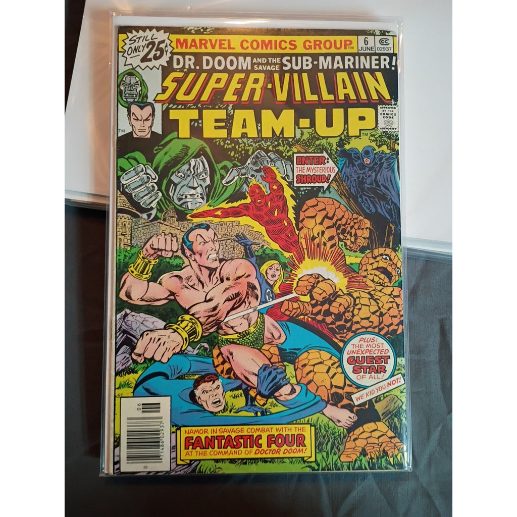 Super-Villain Team-Up #3-7 Lot Of 5 ~ 1975 Marvel Comics FN TO FN+ 25¢ Comics