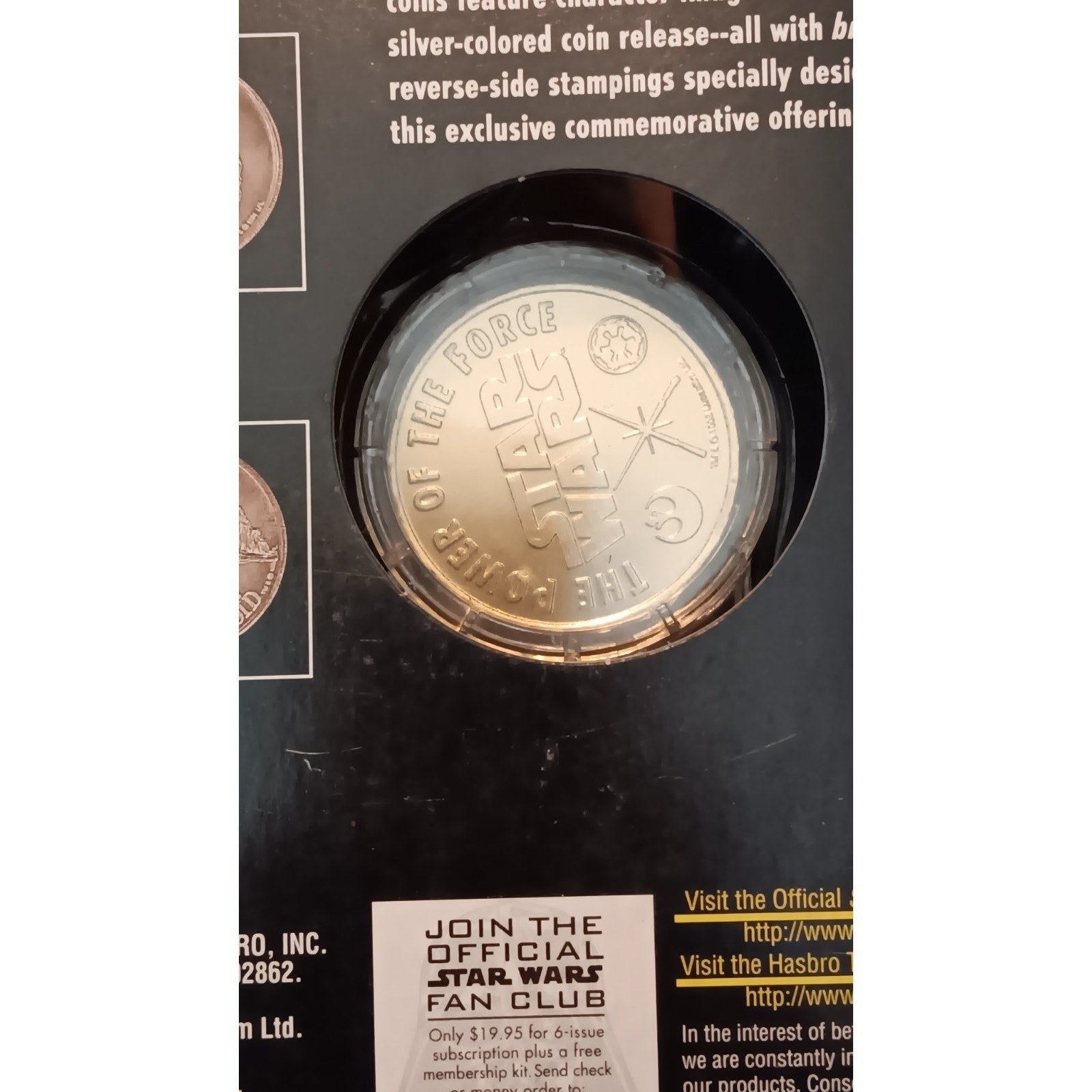 Star Wars: 1997 The Power of the Force: Bespin Han Solo Coin Collection NIP