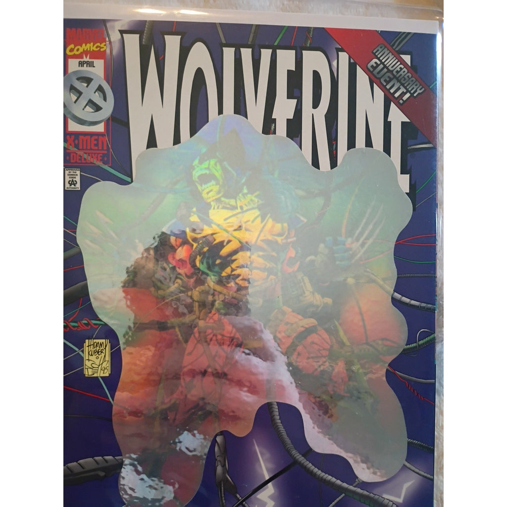 Wolverine #73, 82, 100 Key Kills Genesis Hologram Lot Of 3 Marvel NM High Grade