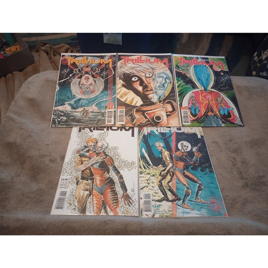 Trillium 1-5 (Vertigo 2013) Jeff Lemire Full Run Lot Of 5 VF To NM Condition