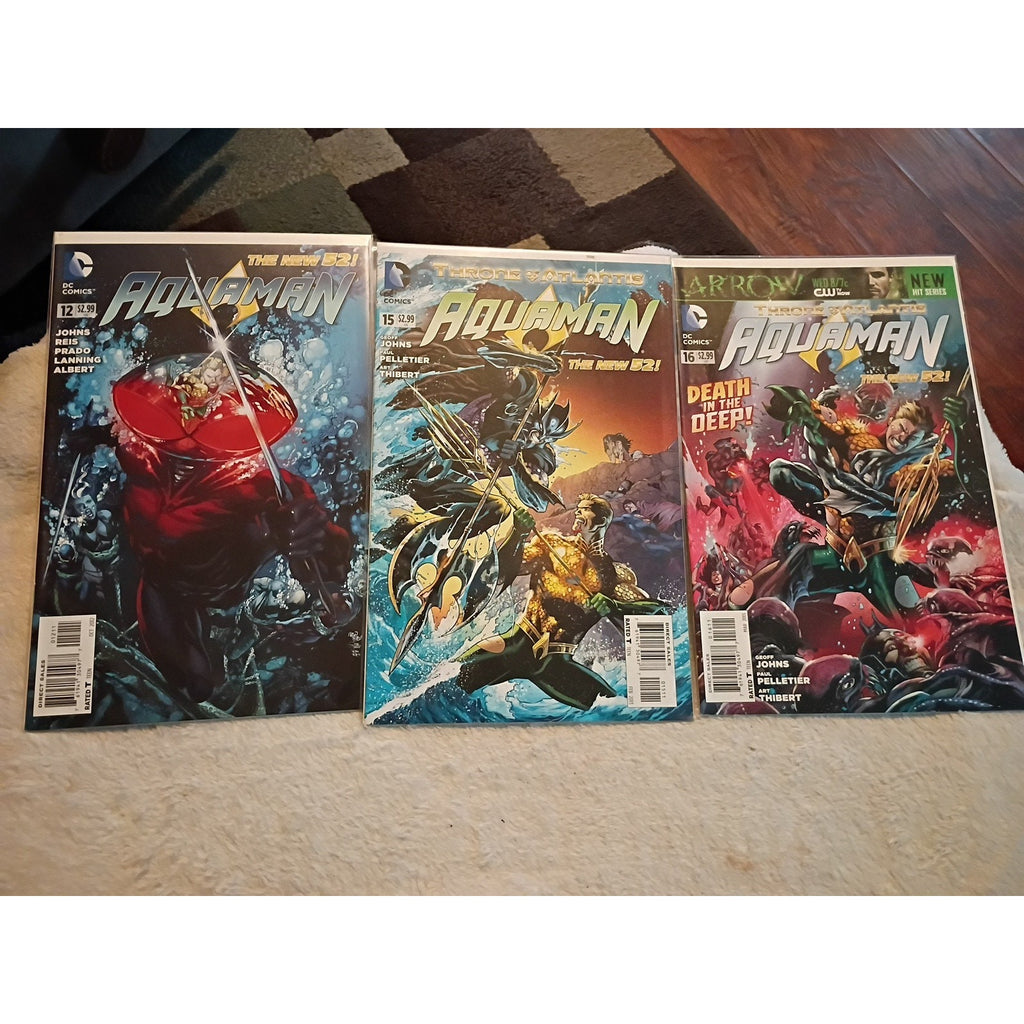 Aquaman #0-12,15-25 23.1 23.2+ Annual 1 New 52 Lot Of 25 2011 DC Comics VF/Nm