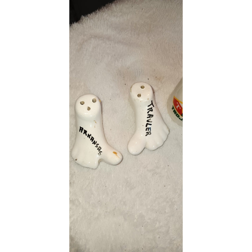 Lot Of 5 Souvenir Salt And Pepper Shakers