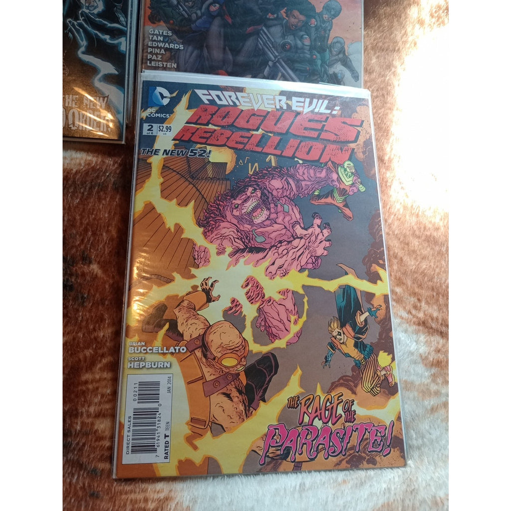 Forever Evil 1-2,4, Arkham #1, Argus1-3, Rogues 1-2, DC New 52 Evil Lot Of 9 VF+