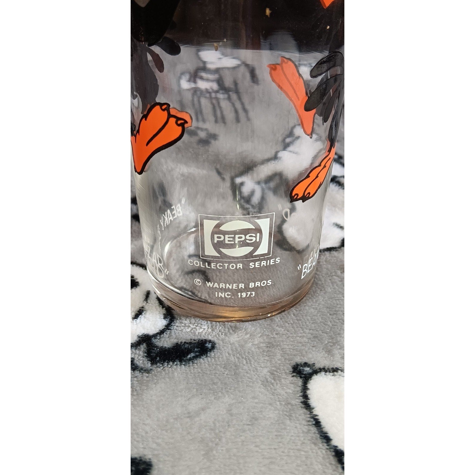 "Beaky Buzzard" 1973 Pepsi Collection Series Warner Bros. Looney Tunes Glass