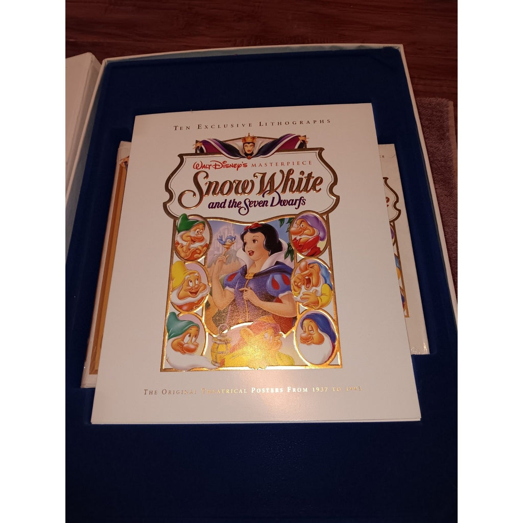 Walt Disney Masterpiece - Snow White & The Seven Dwarfs 10 Exclusive Lithographs