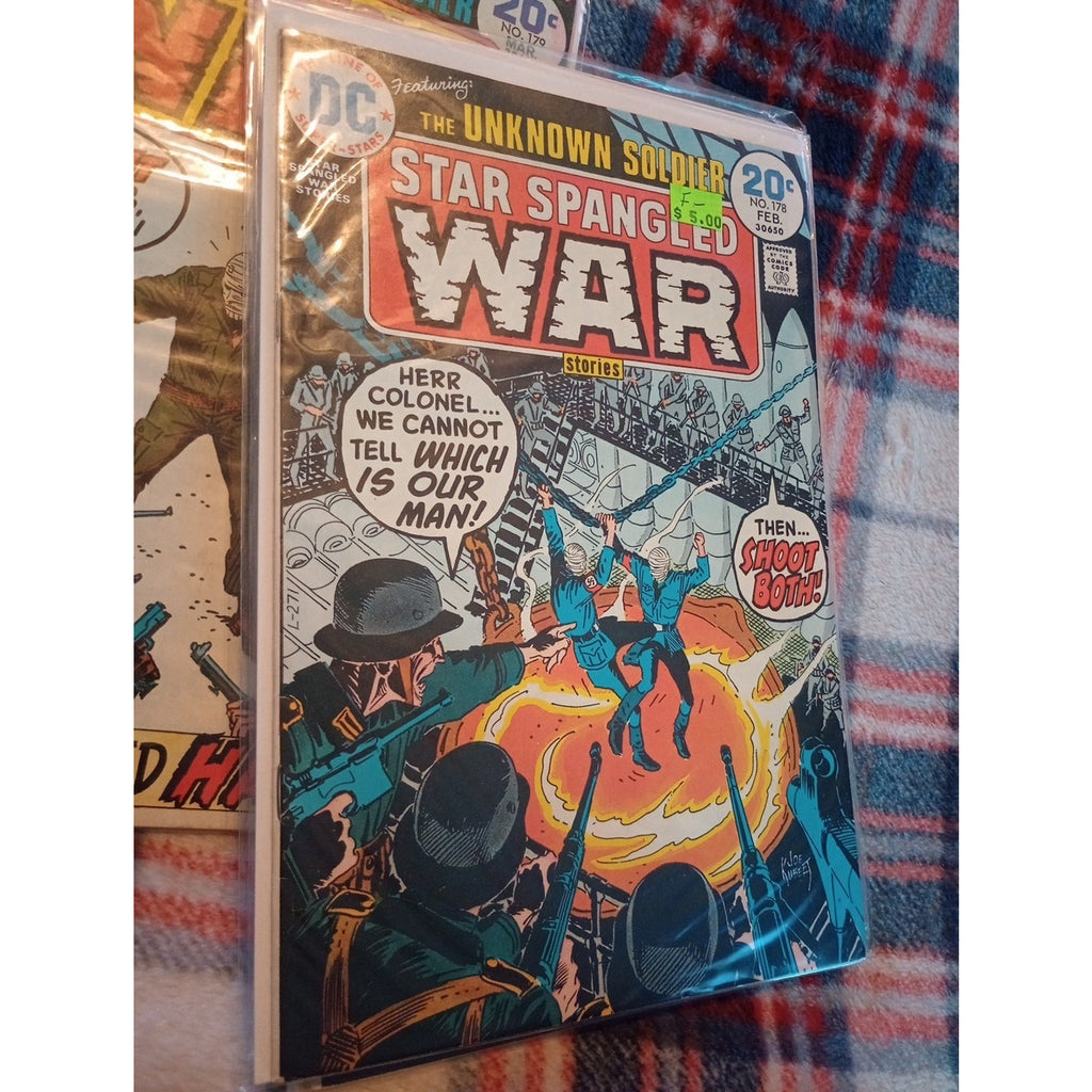 1973 DC Comics Star Spangled War Stories Unknown Soldier#176-181 VG/FN+ Run Of 6