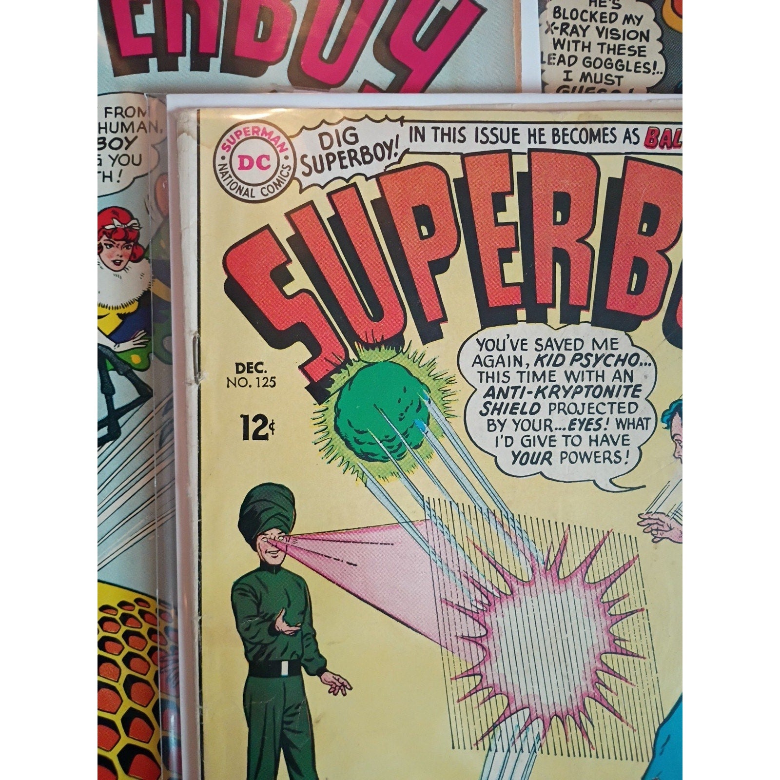 Superboy 122 123 125 127 148 158 159 Gd To Gd+ DC Comics 1965-12¢ To 15¢ Comics