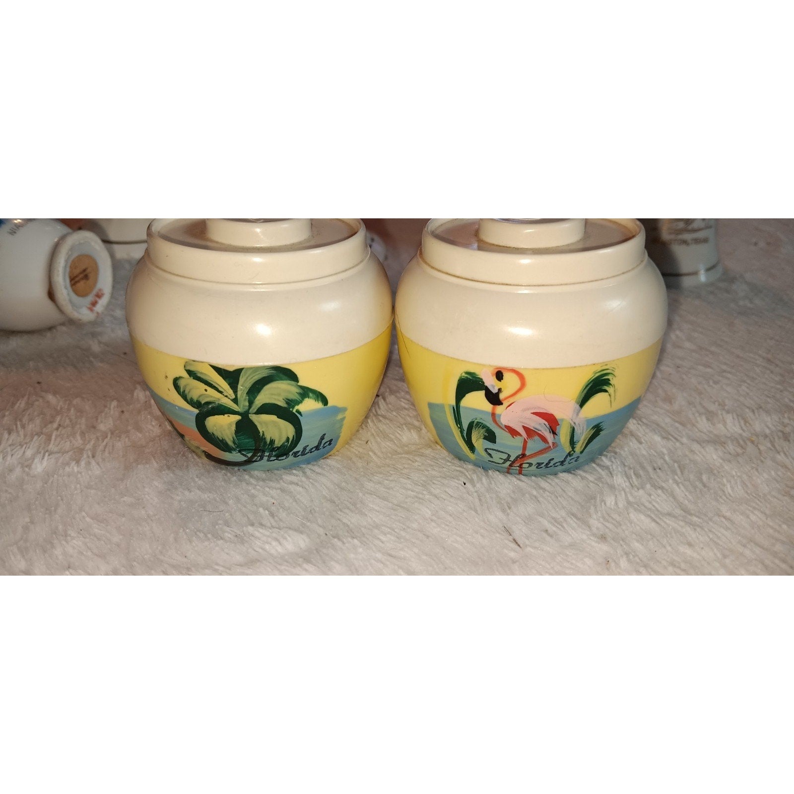 Lot Of 5 Souvenir Salt And Pepper Shakers