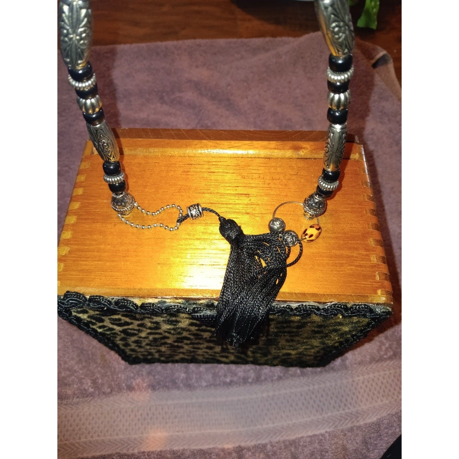 Drew Estate - Acid "Blondie" Wood Cigar Box With Knob, Handle, Mirror & Tiger!