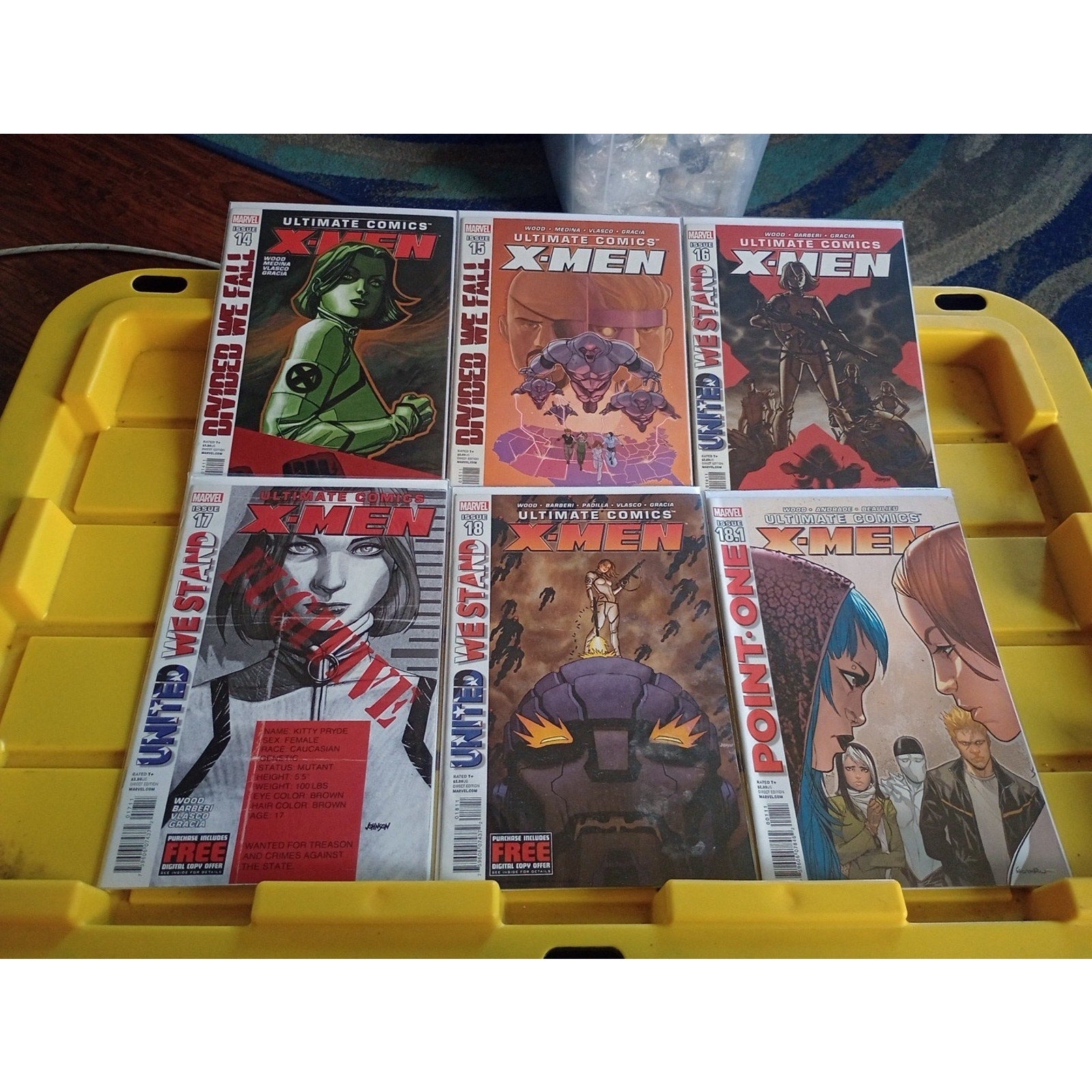 Ultimate X-Men #1-10, 14-25 Comic Lot Of 23 VF To NM 2011