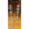 Vintage Silver Ceramic Japanese Salt And Pepper Shakers