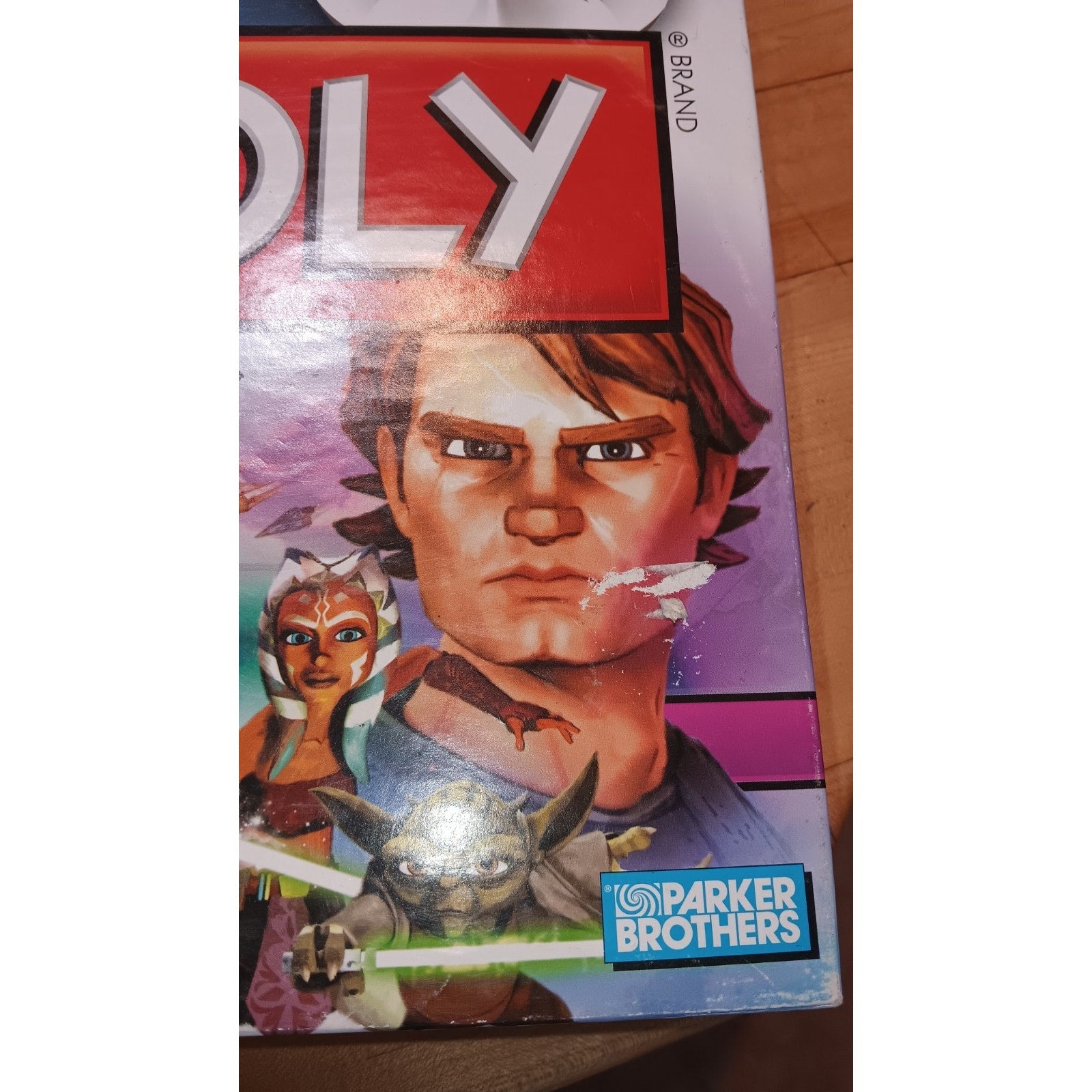 Star Wars The Clone Wars Monopoly Board Game 2008. Barely Used.