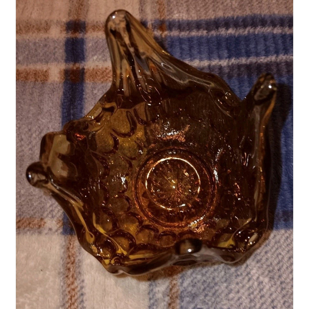 Murano Style Honeycomb Bon Bon Dish