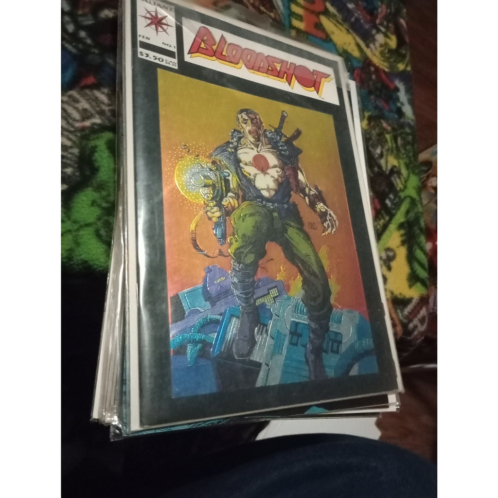 Bloodshot Comic Lot Of 9 From Valiant Comics Random Issues All NM