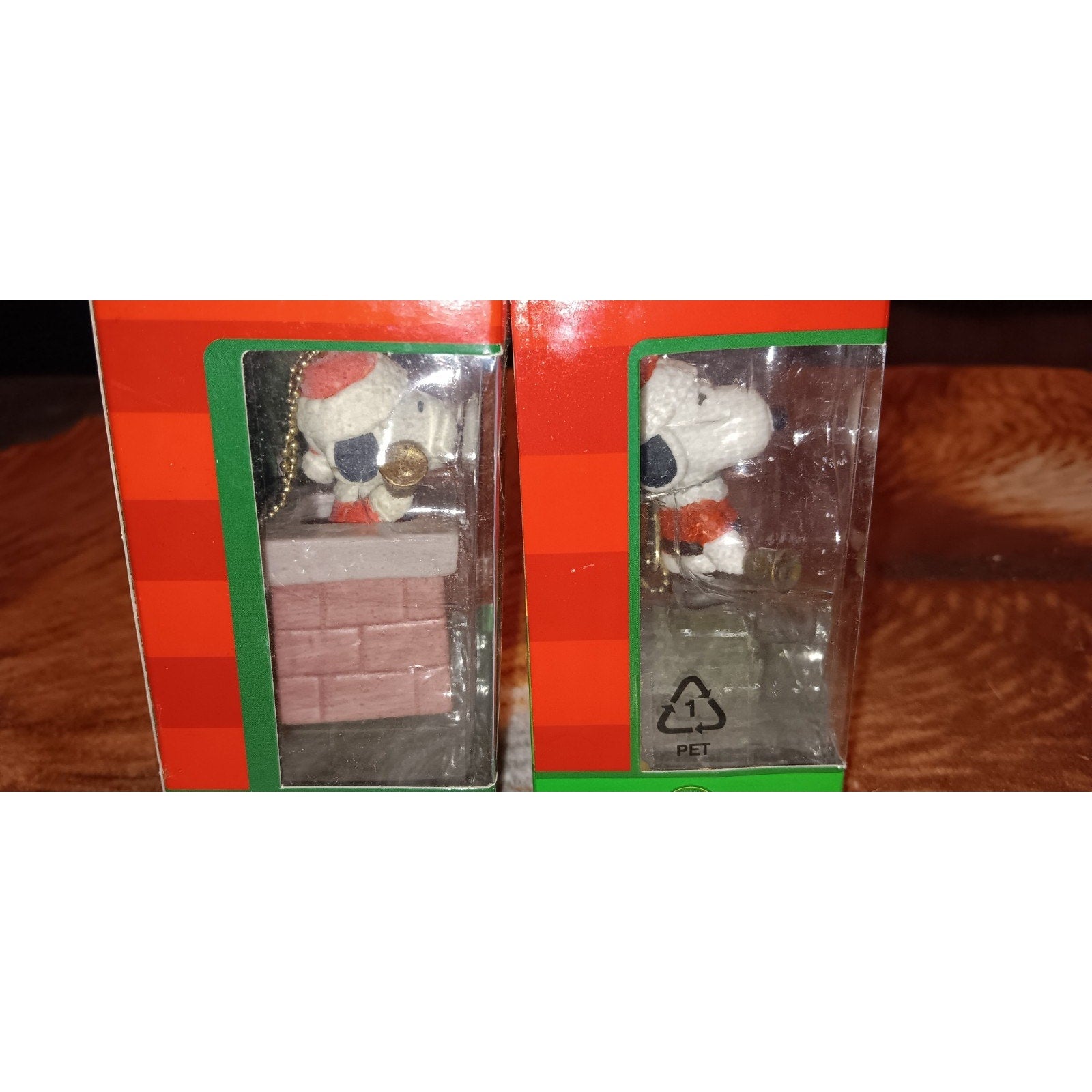 Lot VTG Peanuts SNOOPY Santa SALVATION ARMY BELL RINGER & Santa In Chimney
