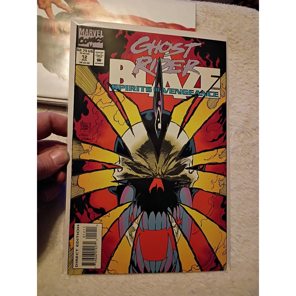 Ghost Rider Blaze Spirits of Vengeance #7, 10-12 Marvel Glow In The Dark VF/NM