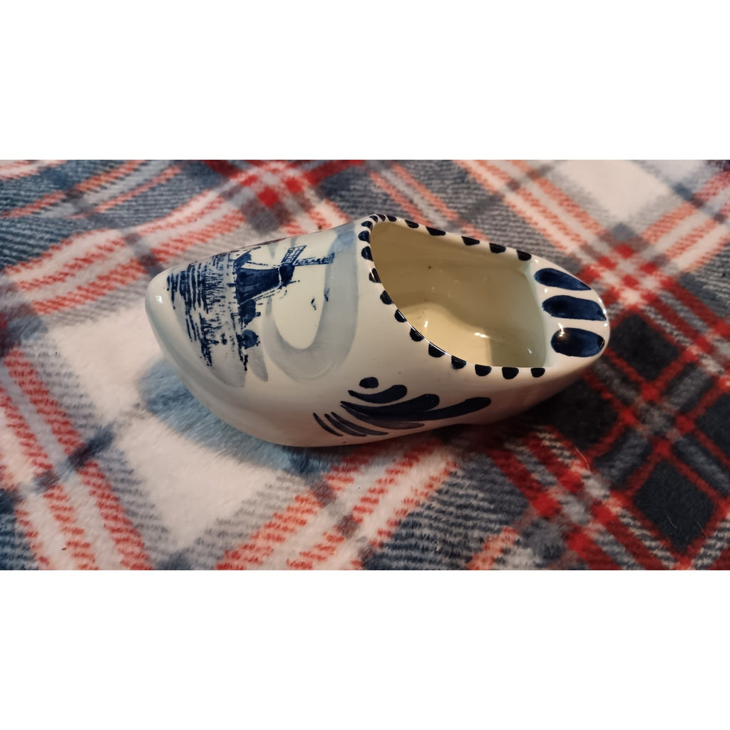 Vintage Delfts Blue Holland Handpainted Dutch Clog