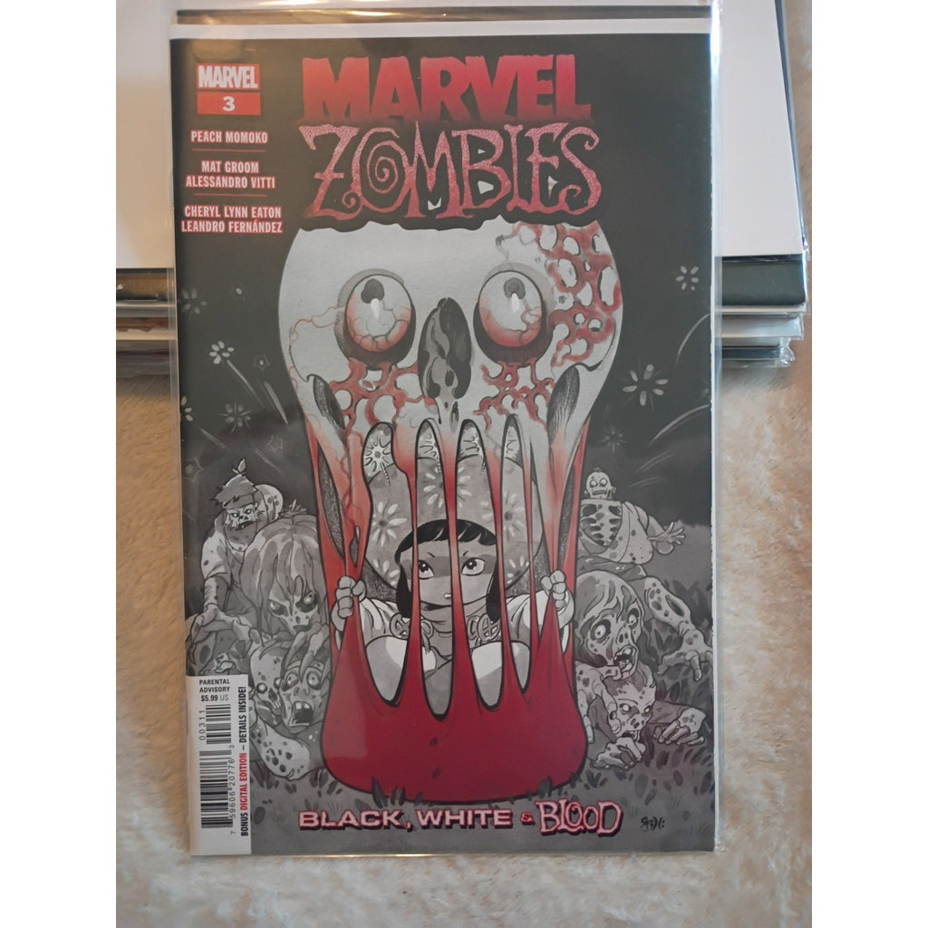 Marvel Zombies: Black, White & Blood 3, 3 Variant Marvel 2024 Comics Lot Of 2 NM