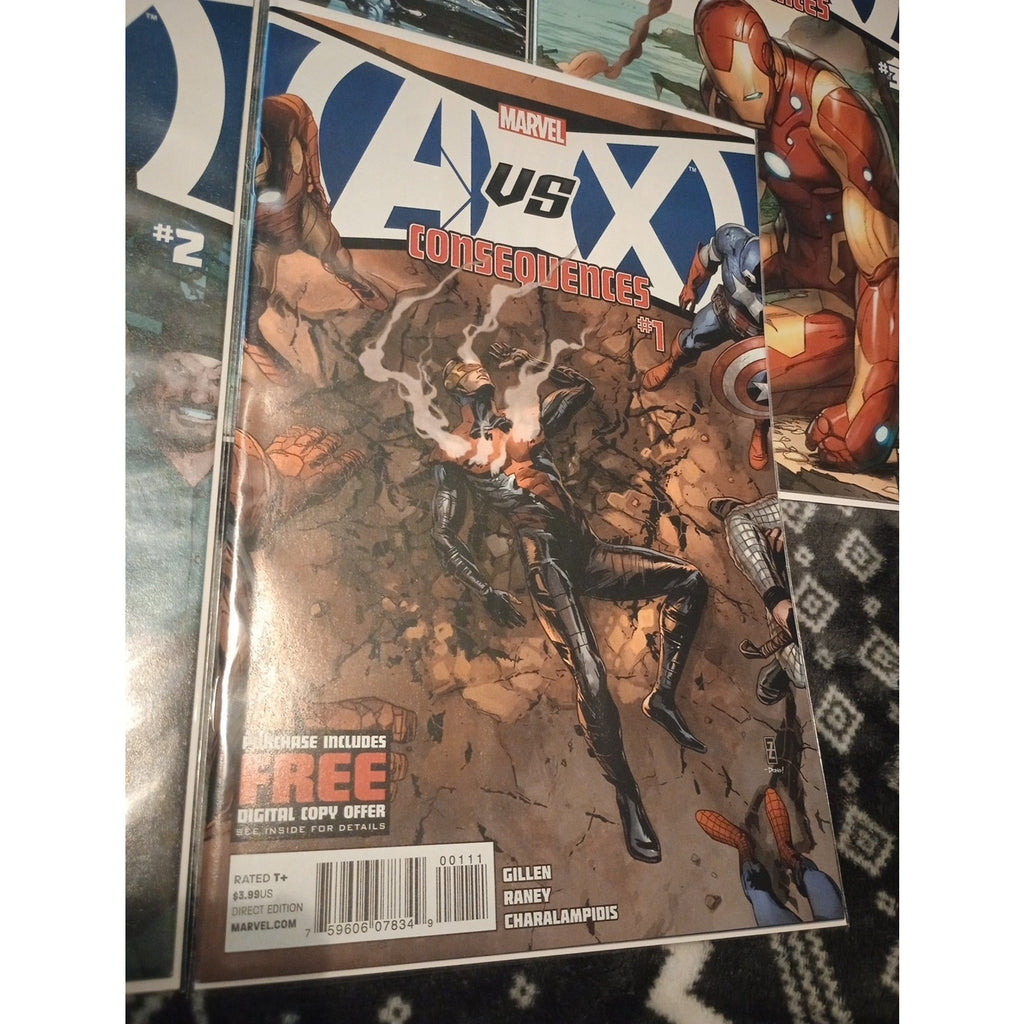Avengers vs. X-Men Consequences #1-5 Complete Marvel Comics High Grade NM