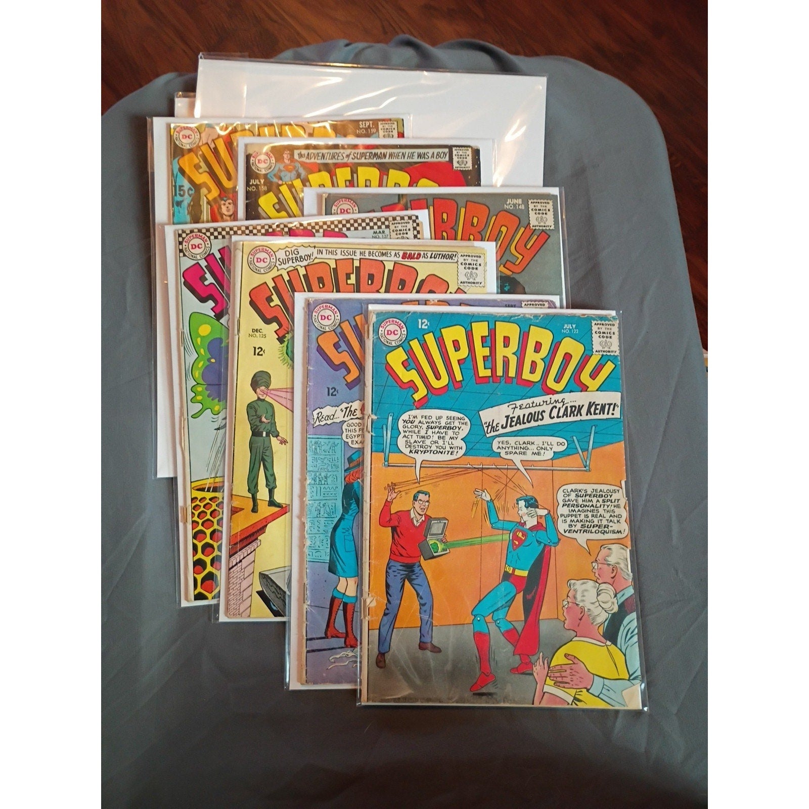 Superboy 122 123 125 127 148 158 159 Gd To Gd+ DC Comics 1965-12¢ To 15¢ Comics