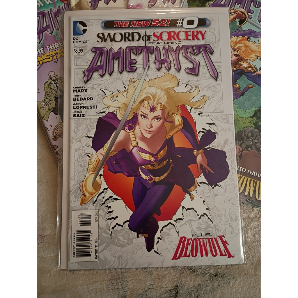 SWORD OF SORCERY AMETHYST 0 1 2 3 4 Full Run VF To NM- DC COMICS NEW 52 SERIES