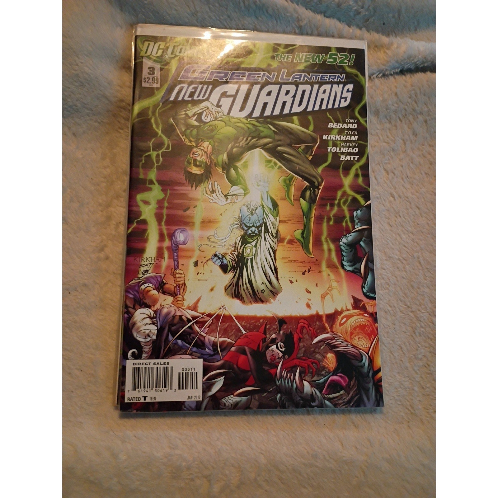 Green Lantern New Guardians New 52 DC #0-7 Comics Lot of 8 Comics VF To NM