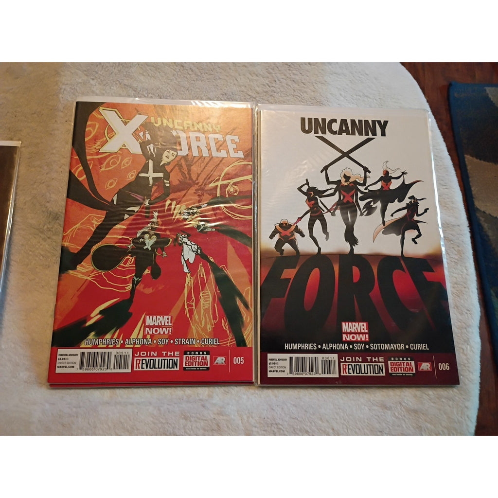Uncanny X-Force #1-11 Full Run Marvel Comics Lot Of 11 VF To NM Bishop Psylocke