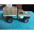 VINTAGE ORIGINAL BUDDY "L" T-5278 ARMY TRANSPORT TOY TRUCK!