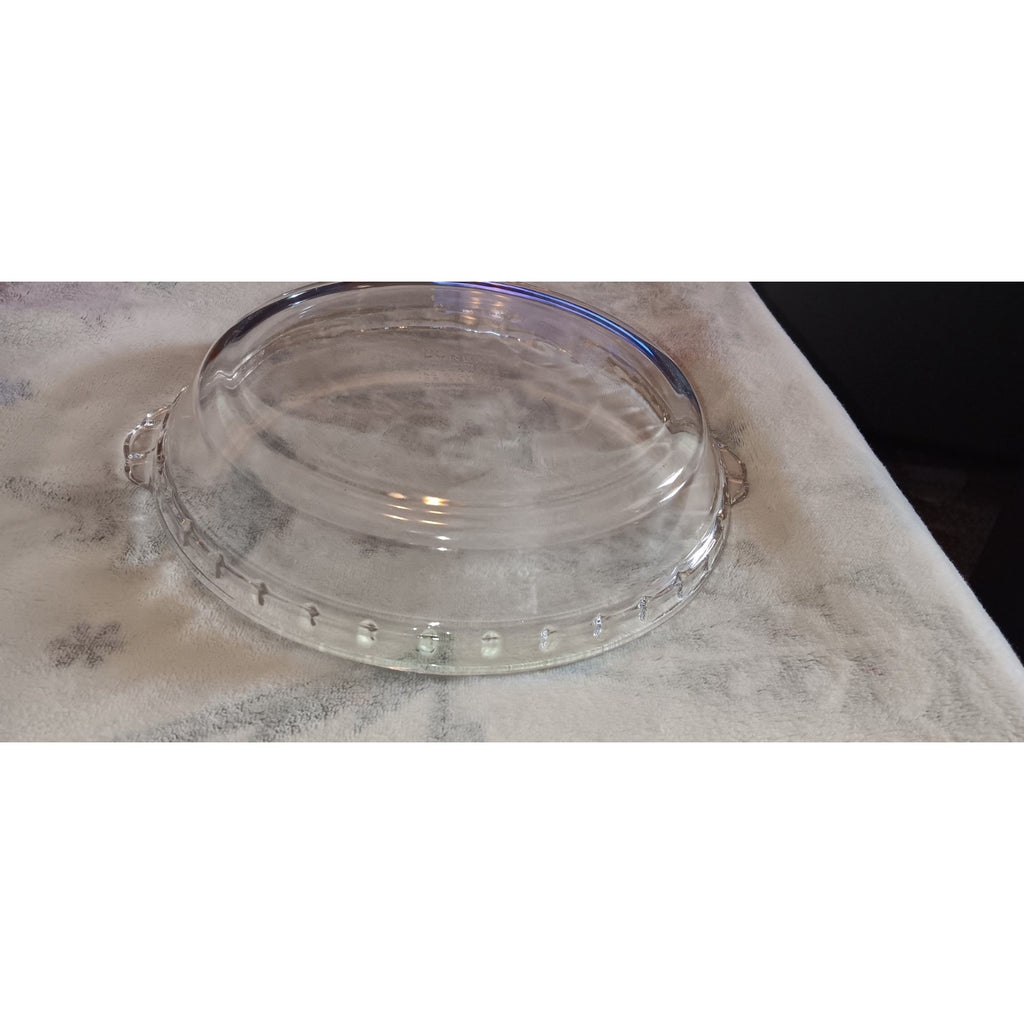 Vintage PYREX Fluted Pie Plate Dish with Handles 10 inch #229 24cm (14)