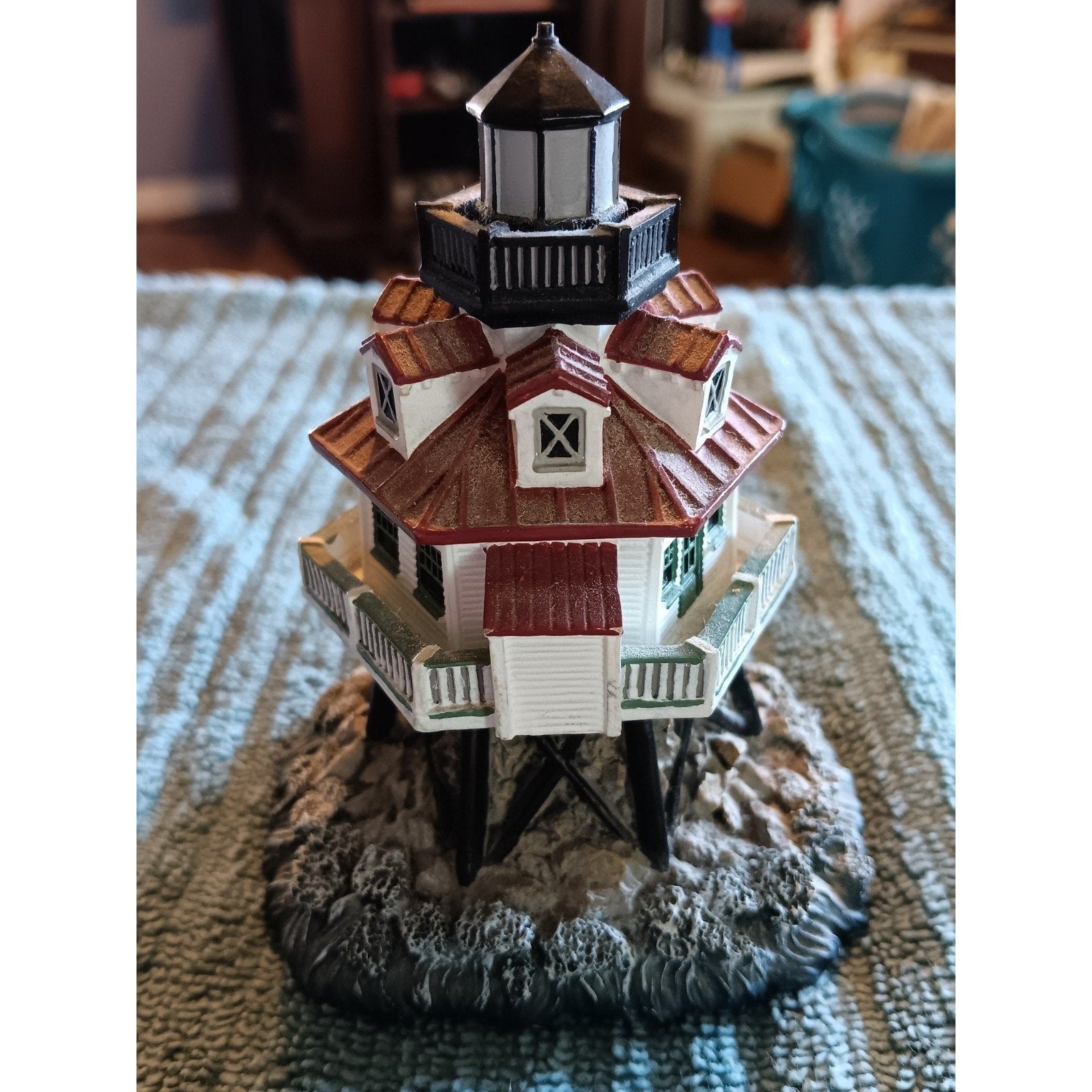 Vintage Lefton Historic American Lighthouse Thomas Point CCM 12210
