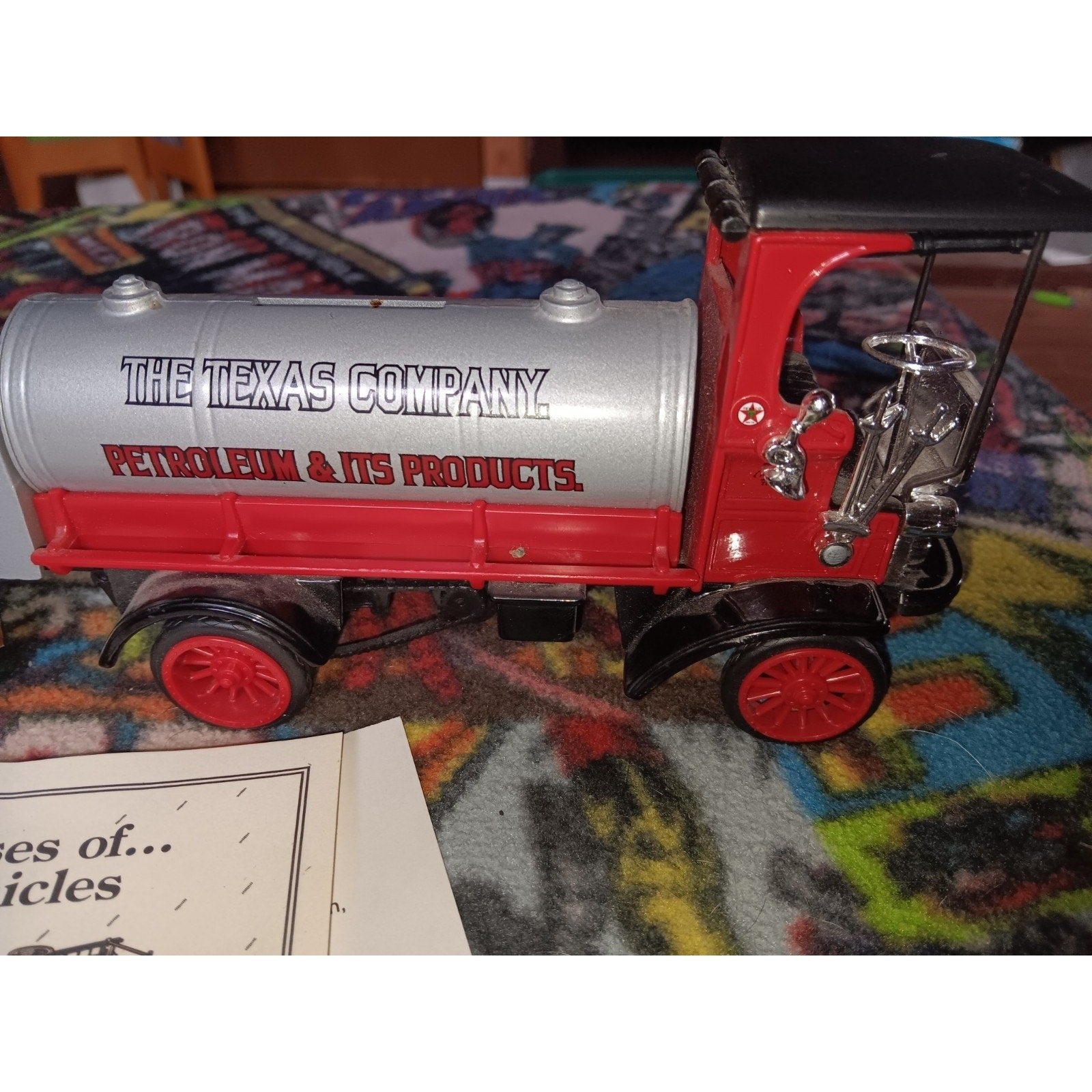 1910 Mack TEXACO Tanker Truck Series #12 Die-Cast Metal Bank Key Ertl 1995 Bank