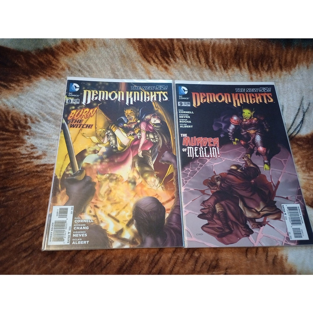 DC Comics Demon Knights #1 - 10 2011 New 52 First Ten Issues Job Lot VFN / NM