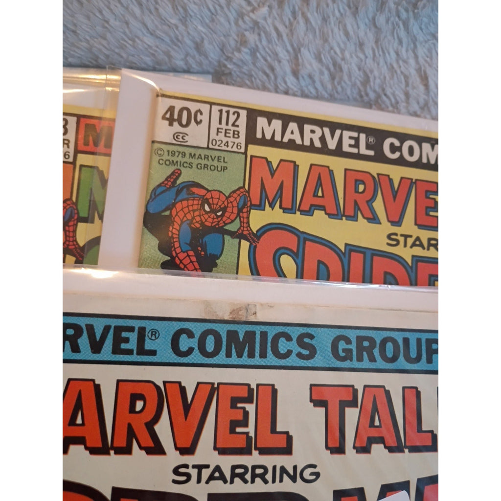 Spider-Man In Marvel Tales Lot Of 8 #102,104,107,110,112,113,114,119 FN To VF