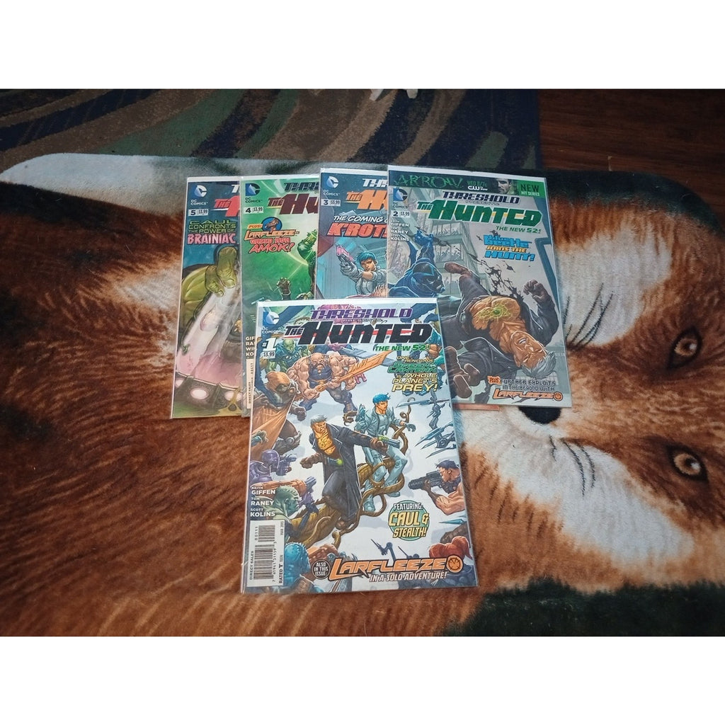 DC Comics Threshold The Hunted #1-5 With Green Lantern & Larfleeze 2013 VF To NM